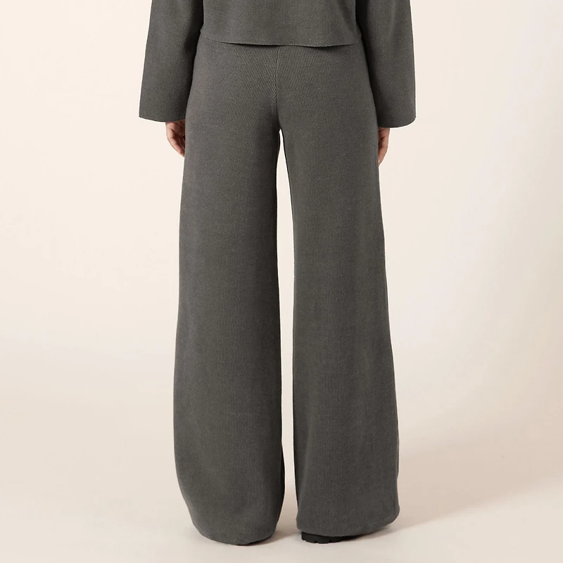 Bloom Girl Pantalon de jogging large à côtes