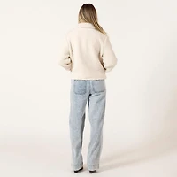 Bloom Girl Button up Fleece Sherpa jacket