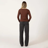 Bloom Girl Ribbed long sleeve shirt