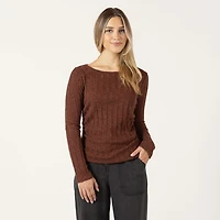 Bloom Girl Ribbed long sleeve shirt