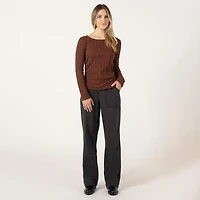 Bloom Girl Ribbed long sleeve shirt