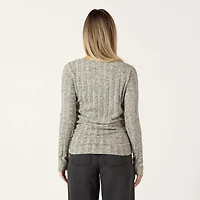 Bloom Girl Chemise à manches longues côtelées