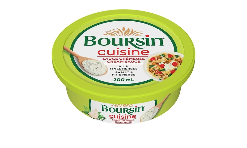 Boursin Cuisine Garlic & Fine Herbs Cream Sauce, 200 mL