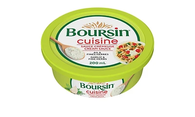 Boursin Cuisine Garlic & Fine Herbs Cream Sauce, 200 mL