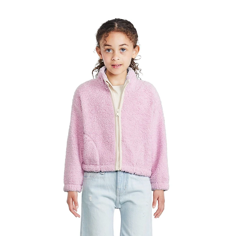 Veste zippée en bouclé George pour filles