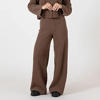 Bloom Girl Ribbed wide leg joggers