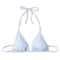 No Boundaries Women's String Bikini Top