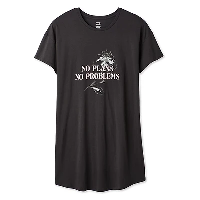 George Women's Plus Crew-Neck Nightshirt
