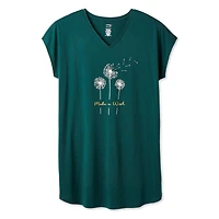 George Women's Plus V-Neck Nightshirt