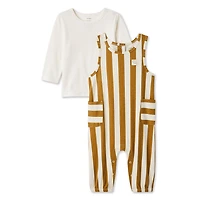 George Baby Boys' Romper 2-Piece Set