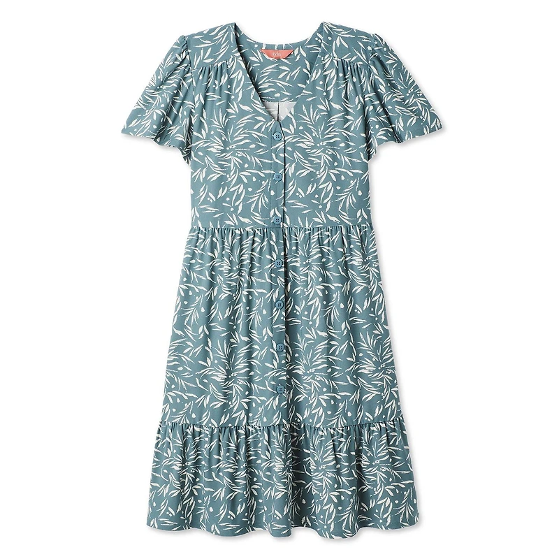 Robe à encolure en V Iyla pour femmes