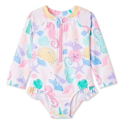 Maillot de bain 1 pièce à volants George pour bébés filles