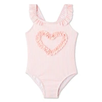 Maillot de bain 1 pièce à volants George pour petites filles