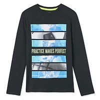 T-shirt de sport avec imprimé graphique George pour garçons