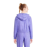 Athletic Works Girls' Bubble Hoodie, Sizes XS-XL