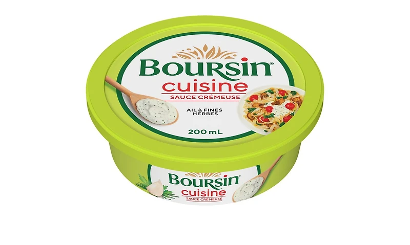 Boursin Cuisine Garlic & Fine Herbs Cream Sauce, 200 mL