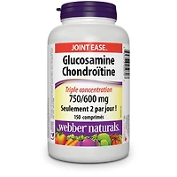 Webber Naturals® Glucosamine Chondroitin Triple Strength 750/600 mg, 150 Tablets