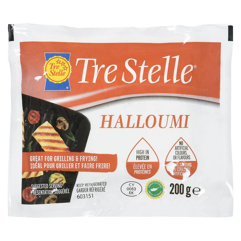Tre Stelle Halloumi Cheese, 200 g