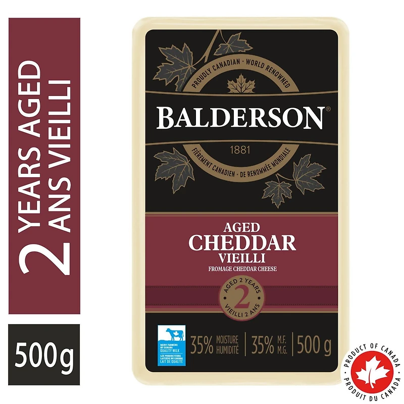 Balderson Fromage Cheddar vieilli 2 ans 500 g