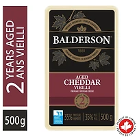 Balderson Fromage Cheddar vieilli 2 ans 500 g