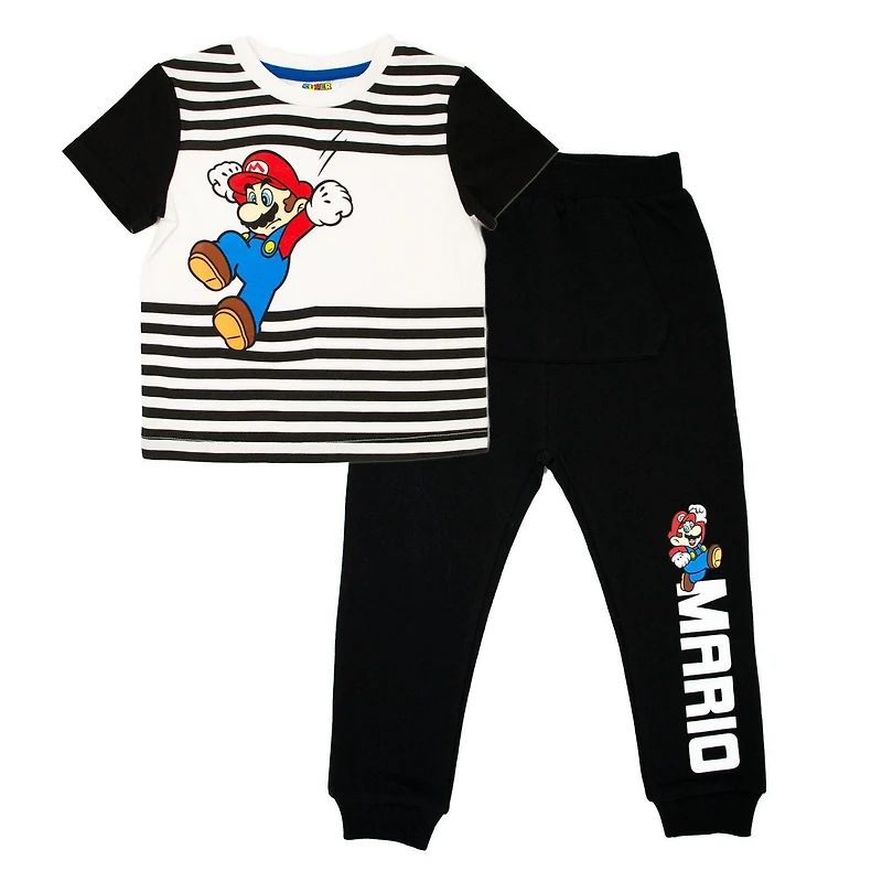 Nintendo Toddler Boy's Long Sleeve Top and Pants Set
