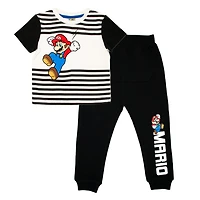 Nintendo Toddler Boy's Long Sleeve Top and Pants Set