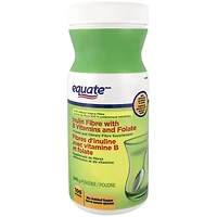 Equate Inulin Fibre With B Vitamins And Folate, No Added Sugar, 340 g Powder, 106 Servings