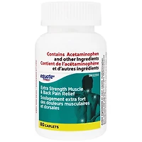 Equate Extra Strength Muscle & Back Pain Relief, 80 Caplets