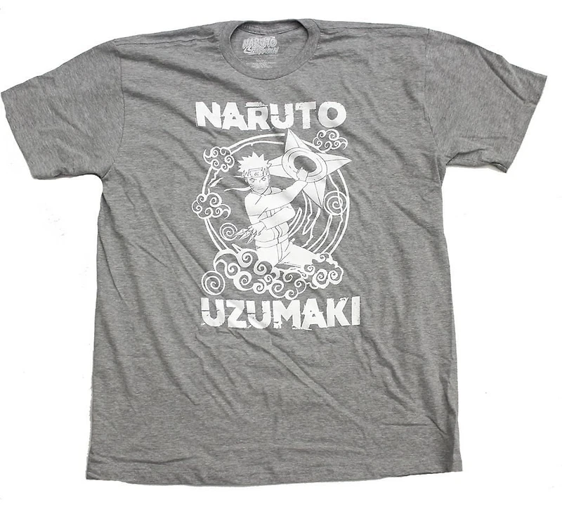 T-shirt graphique Naruto pour homme