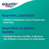Ibuprofène gélule, 200mg Equate