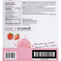POWER CRUNCH BARRE PROTÉINÉE CRÈME FRAISE 40G BARREÉNERGÉTIQUE PROTÉINÉE