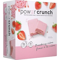 POWER CRUNCH BARRE PROTÉINÉE CRÈME FRAISE 40G BARREÉNERGÉTIQUE PROTÉINÉE