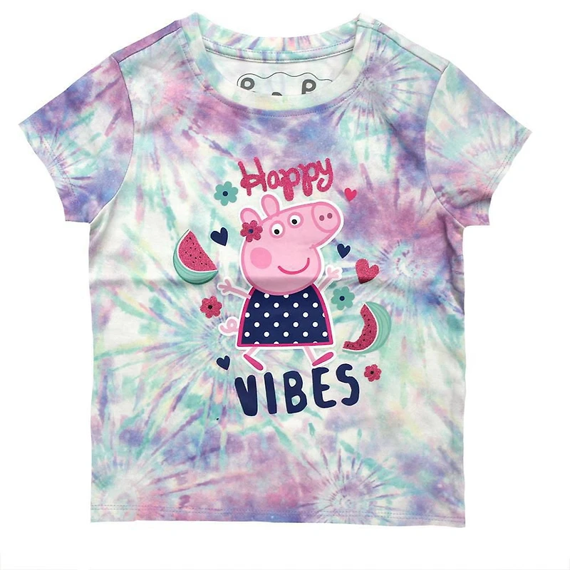 T-shirt graphique Peppa Pig pour toute-petite fille