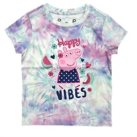 T-shirt graphique Peppa Pig pour toute-petite fille