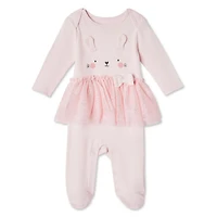 Grenouillère avec tutu George pour bébés filles