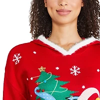 Chandail de Noël à capuchon George pour femmes