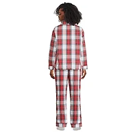 Pyjama à carreaux avec haut à col cranté George pour la famille