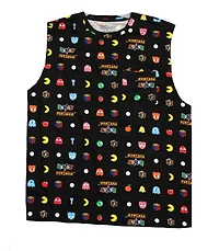 Men's Rubiks and Pac Man muscle tank.