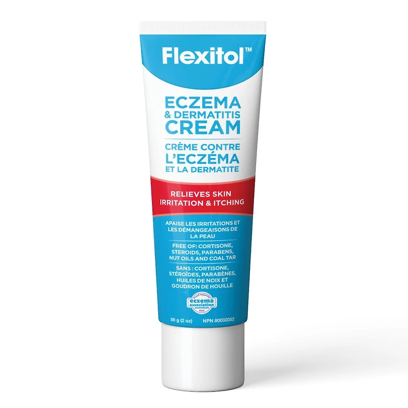 Crème contre l'eczéma et la dermatite de Flexitol, En vente libre
