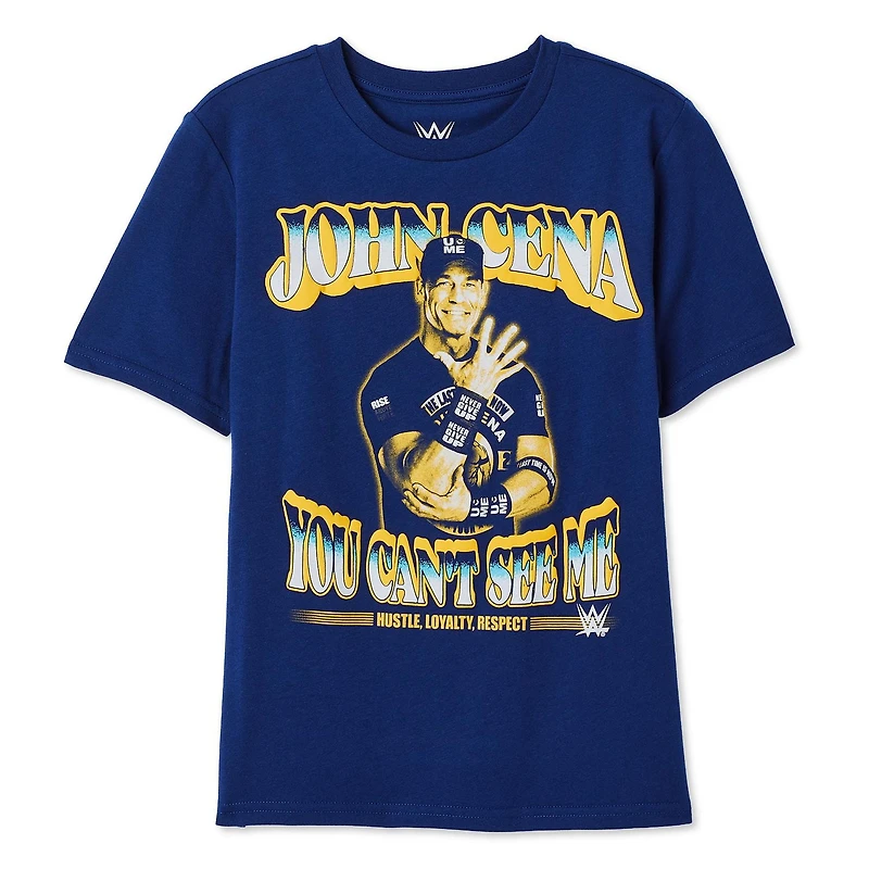 T-shirt avec imprimé graphique John Cena WWE pour garçons