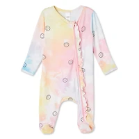 George Baby Girls' Sleeper with Footlets