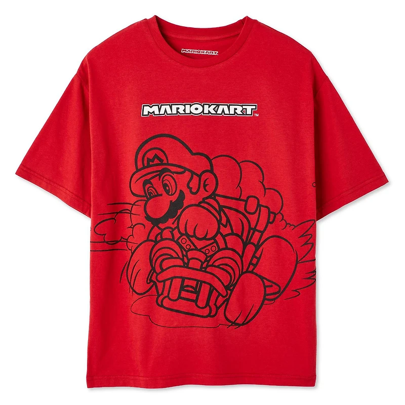 Mario Kart Boys' Graphic Tee, Sizes XS-XL