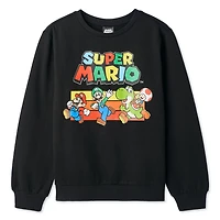 Super Mario Boys' Graphic Sweatshirt