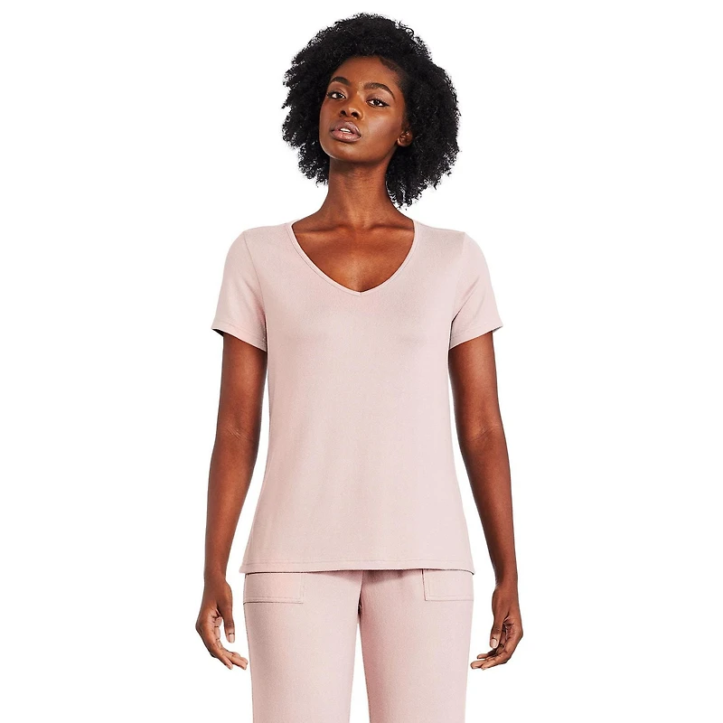 George Women's Short Sleeve V-Neckline Lounge Tee