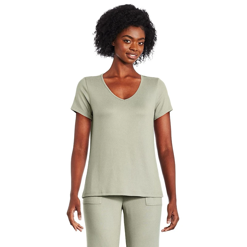 George Women's Short Sleeve V-Neckline Lounge Tee