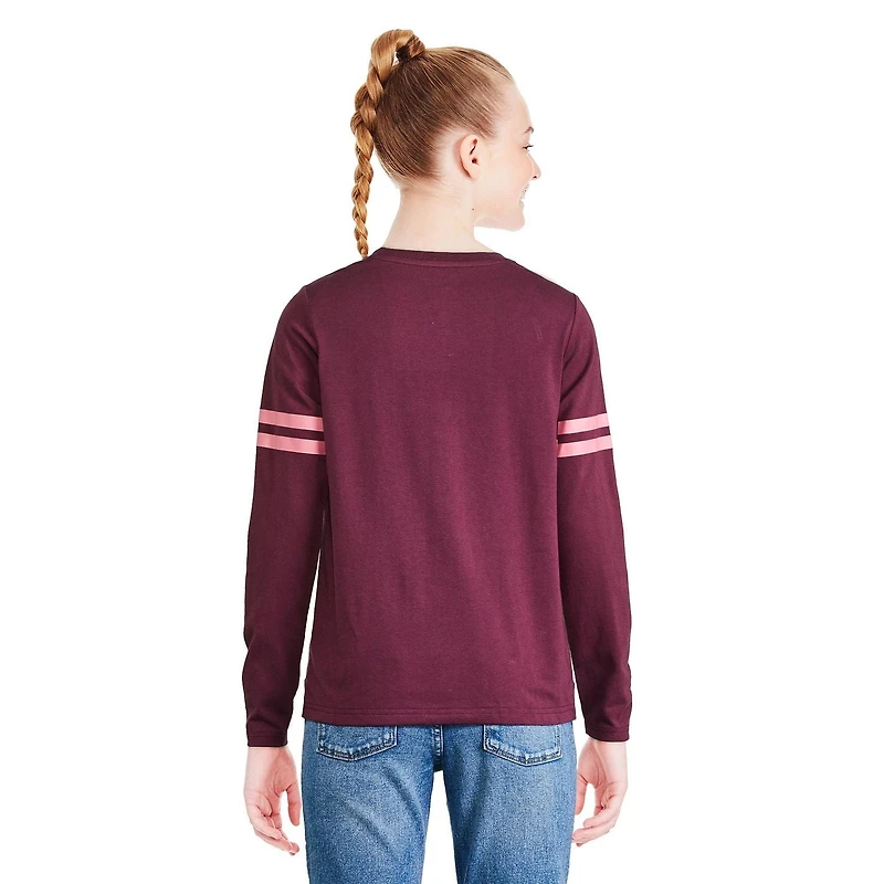 Haut à manches longues devant torsadé Hello Kitty et ses amis pour filles