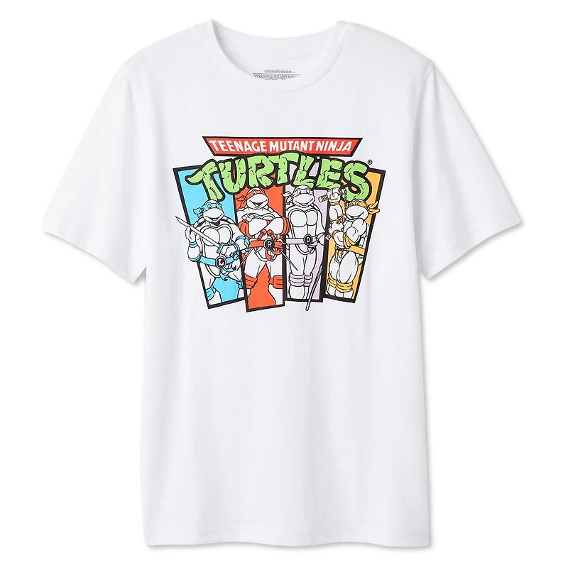 T-shirt avec imprimé graphique Les Tortues ninja pour garçons