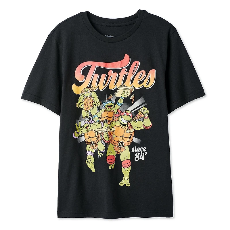 T-shirt à manches courtes Les Tortues ninja pour garçons
