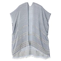 Poncho ruana en viscose George pour femmes
