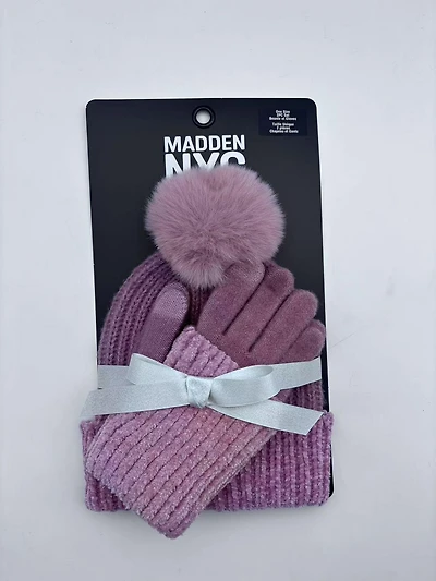 BEANIE W CUFF GLOVES